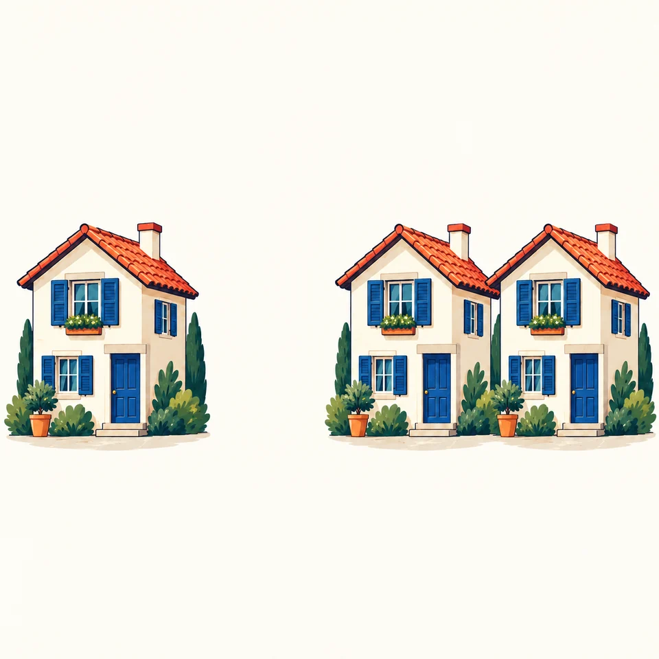 Una casa, due case